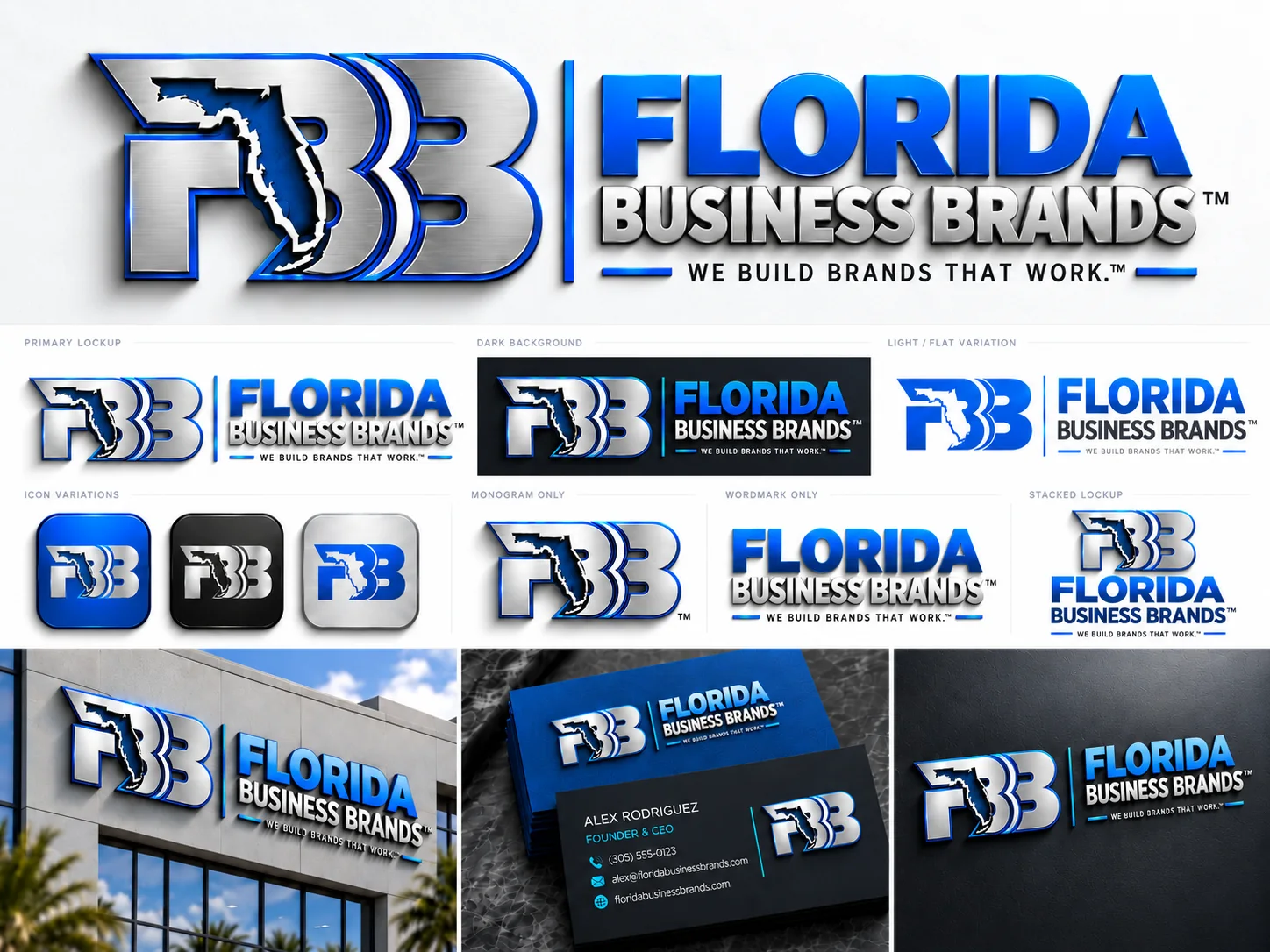 Florida Business Brands — Brand Identity / Agency branding showcase